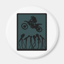 MX GREEN STAND REFRIGERATOR MAGNET