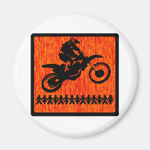 MX JUMP BLAZE REFRIGERATOR MAGNETS