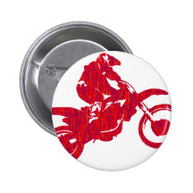 MX RED STYLED PINBACK BUTTON