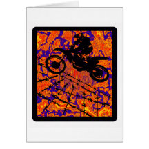 MX THE MAGMA GREETING CARD