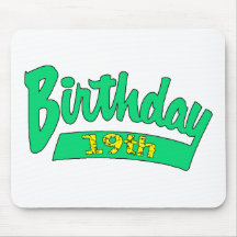 My 19th Birthday Gifts Mousepad