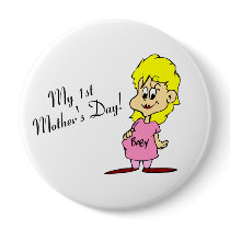 My 1st Mothers Day Buttons