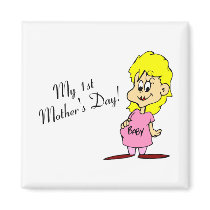 My 1st Mothers Day Fridge Magnets