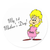 My 1st Mothers Day Sticker