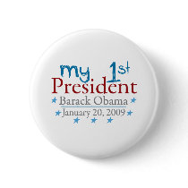 My 1st President (Barack Obama) Pins
