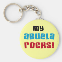 My Abuela Rocks T-shirts and Gifts Key Chain