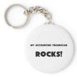 MY Accounting Technician ROCKS! Key Chain