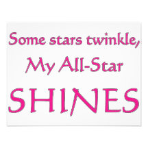 My all-star shines. Proud parent of an all-star Invites