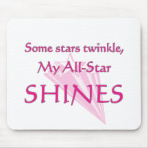 My all-star shines: Proud parent of an all-star Mousepads