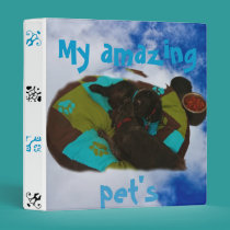 My amazing pet's, binder binders