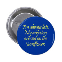 My ancestors came over on the Juneflower Pin