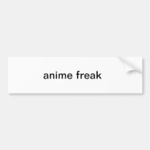 my anime freak bumper sticker