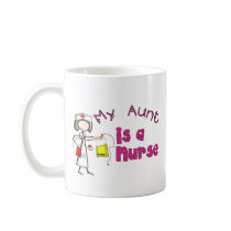 "My Aunt is a Nurse" Kids T-Shirts Coffee Mugs