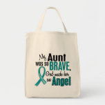 My Aunt Is An Angel 1 Ovarian Cancer Tote Bag