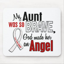 My Aunt Is An Angel Lung Cancer Mouse Pads