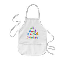 My Aunt Math Superhero T-shirts and Gifts Aprons