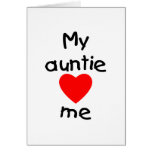 My Auntie Loves Me Greeting Cards