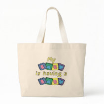 My Baby Is Having A Baby Tote Bags