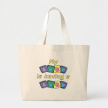 My Baby Is Having A Baby Tote Bags