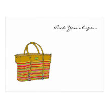 my bag, Pack Your bags... Post Cards