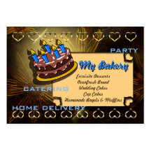 My Bakery - Business-, Profilecard Business Card Templates