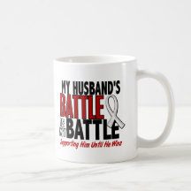 My Battle Too 1 Husband BONE / LUNG CANCER Mug