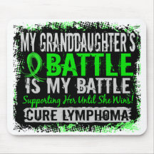 My Battle Too 2 Lymphoma Granddaughter Mousepads