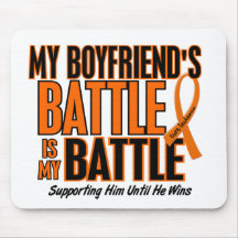 My Battle Too Boyfriend Leukaemia Mouse Pad