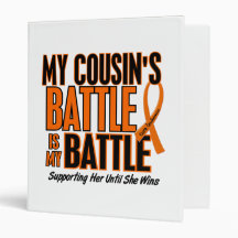 My Battle Too Cousin Leukaemia 3 Ring Binders