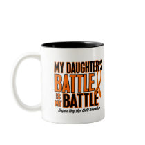 My Battle Too Daughter Leukaemia Mugs