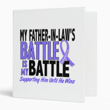 My Battle Too Father-In-Law Esophageal Cancer 3 Ring Binders