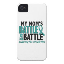 My Battle Too Mom Ovarian Cancer Iphone 4 Cases