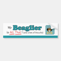 My Beaglier is All That! Bumper Sticker
