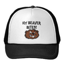 MY BEAVER BITES HAT