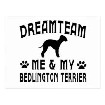 My Bedlington Terrier Dog Postcards
