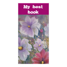 my best book - bookmark photo card template
