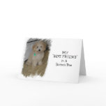 MY "BEST FRIEND" is A Bichon Poo Cards