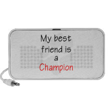 My Best Friend is a Champion Travel Speaker