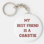 My Best Friend Is A Coastie New Key Chain