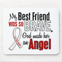 My Best Friend Is An Angel Lung Cancer Mouse Pad