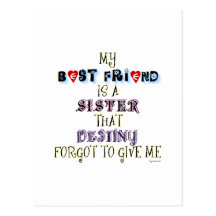 MY BEST FRIEND POST CARDS