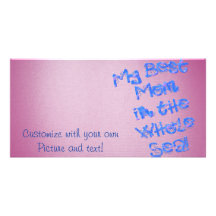 My Best Mom in the Whole Sea Customized Photo Card