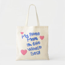 My Best Mom in the Whole Sea Tote Bag