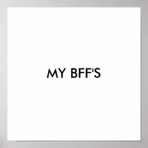 MY BFF'S PRINT
