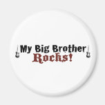 My Big Brother Rocks Refrigerator Magnet