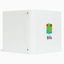 My bills 3 ring binder