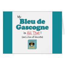 My Bleu de Gascogne is All That! Card
