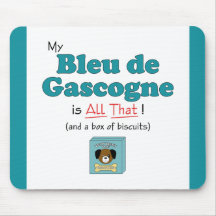 My Bleu de Gascogne is All That! Mousepad