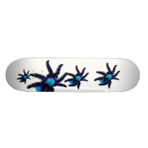 My Blue Spider Skateboard