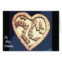 My Blue Valentine Greeting Cards